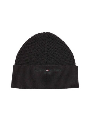 TOMMY HILFIGER CZAPKA ZIMOWA HORIZON BEANIE CZARNA