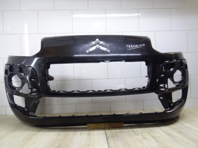 Бампер передній перед citroen c3 picasso 9607676180 фото №1
