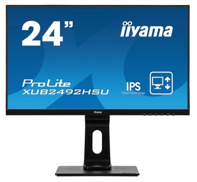 Monitor iiyama ProLite XUB2492HSU-B1 Full HD 60Hz IPS 23.8" 4ms Pivot