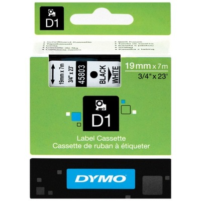 Etykiety do drukarki DYMO D1 19mm biała ORYGINALNA