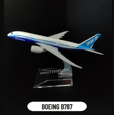 Model samolot boeing 787 1/400 metalowy metal