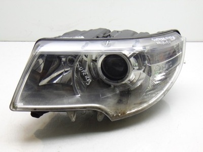 Лампа левый перед передняя skoda superb ii противотуманная фара фото №1