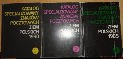 Katalog Specjalizowany Znaków Pocztowych Ziem Polskich Tom: 2, 3, 4