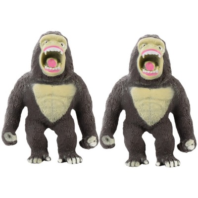 Rozciągliwa figurka goryla małpa duża zabawna rozciągliwa