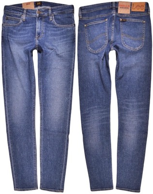 LEE spodnie SKINNY blue jeans MALONE _ W33 L34