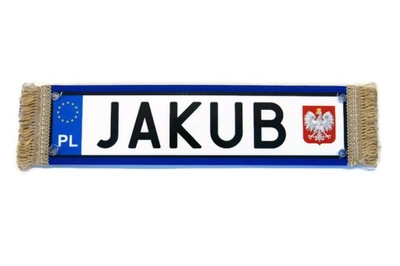 PROPORCZYK PLACA IMIENNA JAKUB TIR BUS  