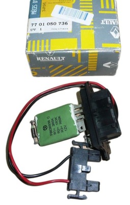 Резистор вентилятор renault clio ii 7701050736 оригінальний номер фото №1