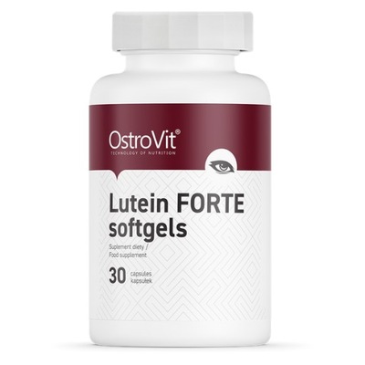 Lutein Forte softgels, 30 kapsułek - OstroVit