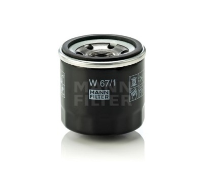 Mann фильтр масла w67/1 фото №1
