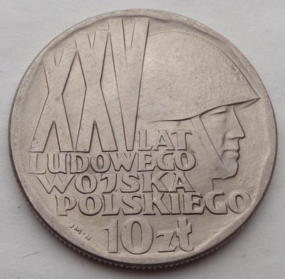 10 złotych - XXV LAT LWP - 1968