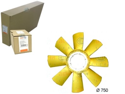 Вентилятор радіатора behr hella 7027123 фото №1