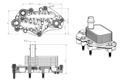 NRF AUŠINTUVAS ALYVOS OPEL ASTRA J ASTRA J GTC ASTRA K INSIGNIA A 