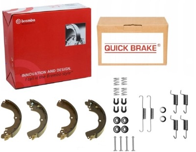 Тормозные колодки+ пружины mitsubishi space runner wagon фото №1