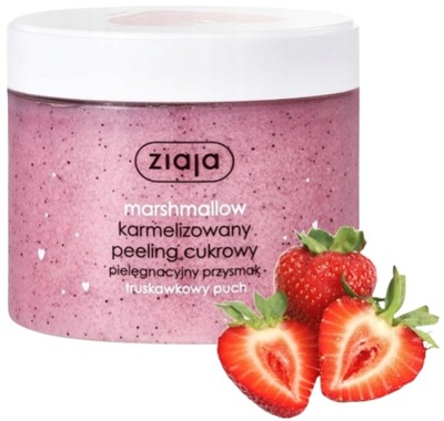 Ziaja Marshmallow Cukrový peeling na telo 300 ml