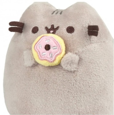 MASKOTKA PLUSZOWA Kotek z donutem - Pusheen The Cat - Beżowy