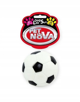 PET NOVA Piłka futbolowa dla psa 7cm