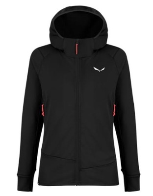 Polar Damski Salewa Puez Hoodie Polarlite FZ black out XS