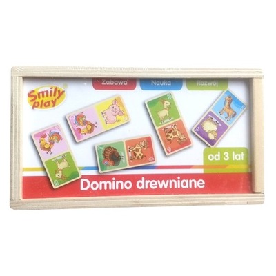 Domino drewniane Farma