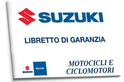 Suzuki Włoska Książka Serwisowa Motocykle