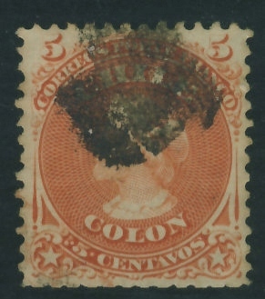 Chile 5 centavos - Postać Colon