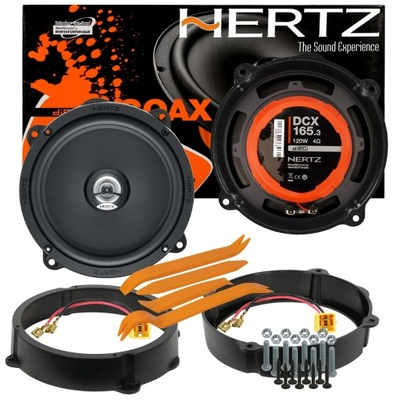 HERTZ DCX165 ALTAVOCES FIAT IDEA PARTE DELANTERA I PARTE TRASERA DYSTAN  