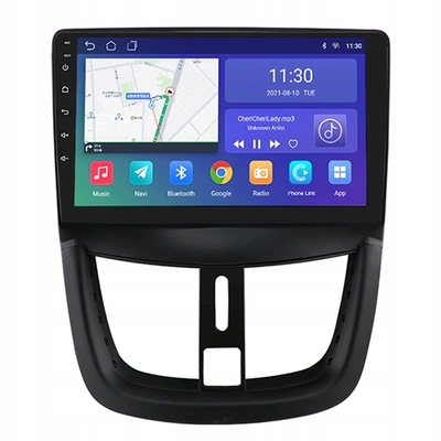 RADIO GPS ANDROID PEUGEOT 207 2006-2012 2GB 32GB  