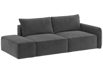 Modułowa sofa rozkładana VINCI 2 z PUFĄ lewa