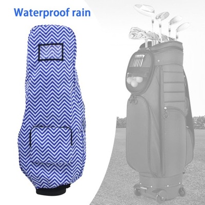 Osłona przeciwdeszczowa na torbę golfową, osłona przeciwdeszczowa na torbę golfową, ochrona przeciwdeszczowa torby golfowej w kolorze niebieskim
