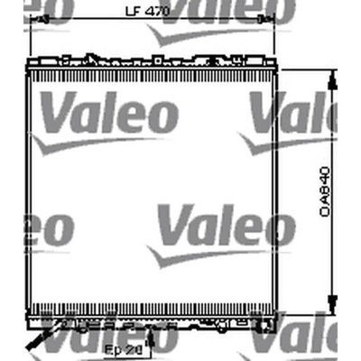 CHLODNICA, SISTEMA DE REFRIGERACIÓN DEL MOTOR VALEO 735503  