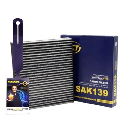 FILTER CABIN CARBON SCT SAK139  