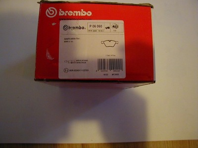 ZAPATAS PARTE DELANTERA BREMBO BMW 5 F10 F11  