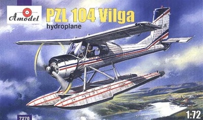Amodel 7278 PZL 104 Vilga Aircraft Scale 1/72 Plastic Kit NEW