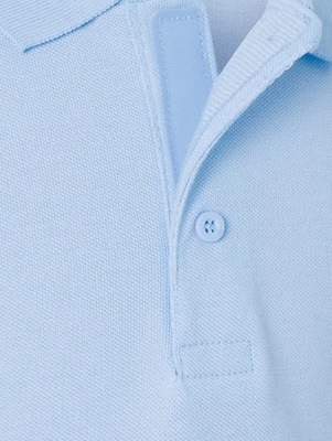 T-shirt George polo 98/104 niebieski zapięcie na rzep