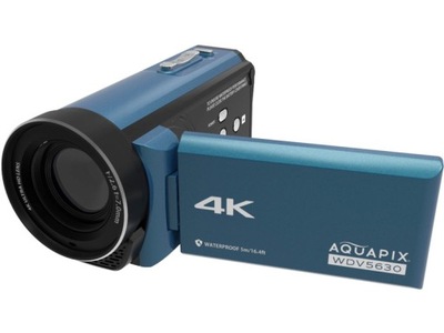 Kamera EASYPIX Aquapix WDV5630 4K Niebieska