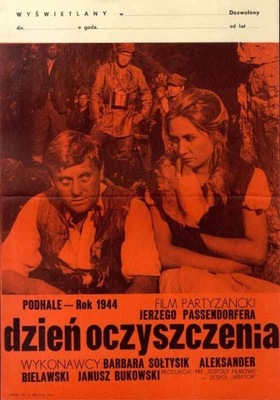 plakat Andrzej Krajewski: Dzień oczyszczenia 1969