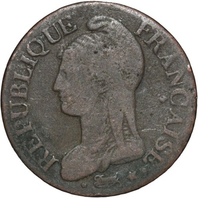 Francja 5 centymów 1796 - 1800