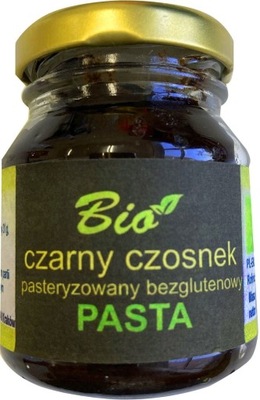 Pasta z czarnego czosnku bezglutenowa BIO 80 g