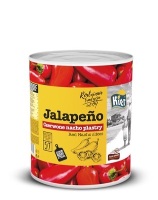 Papryka Czerwona Jalapeno Nacho, Chili Plastry 3000g Kier