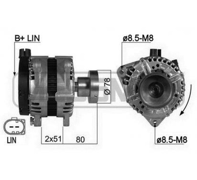 ERA GENERADOR MESSMER FORD  