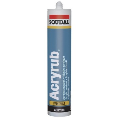 Akryl uszczelniacz SOUDAL ACRYRUB szary 310ml