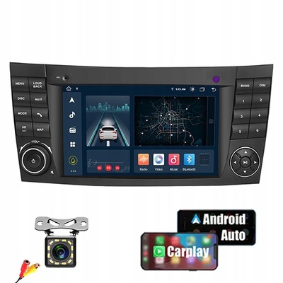 RADIO ANDROID MERCEDES GASOLINA E CLASS W211 BT 4/64GB  