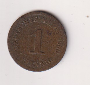 Niemcy-Cesarstwo 1 Pfennig 1900 A