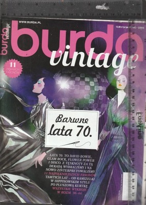 Burda VIntage 3 / 2016 Barwne lata 70