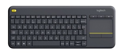 Klawiatura BEZPRZEWODOWA Logitech K400 Plus Czarna