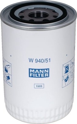 MANN-FILTER W940/51 FILTRO ACEITES KIA RIO ALFA ROMEO  