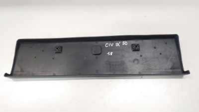 Рамка номерного знака подкладка основание регистрационного перед honda civic ix 2012-2014 фото №1