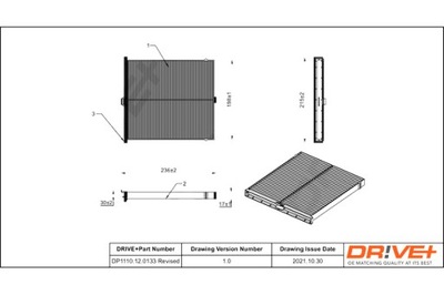 DRIVE+ FILTRAS KABINOS MAZDA 3 13-19 STANDARD 