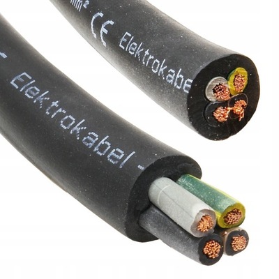 Przewód Kabel w gumie elastyczny OW H05RR-F 4x4 mm