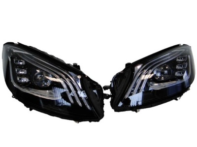 W222 222 lift лампа лампы multibeam led ночь вид фото №1