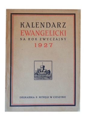 Kalendarz ewangelicki na rok zwyczajny 1927